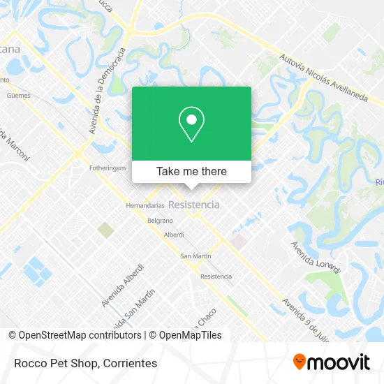 Rocco Pet Shop map