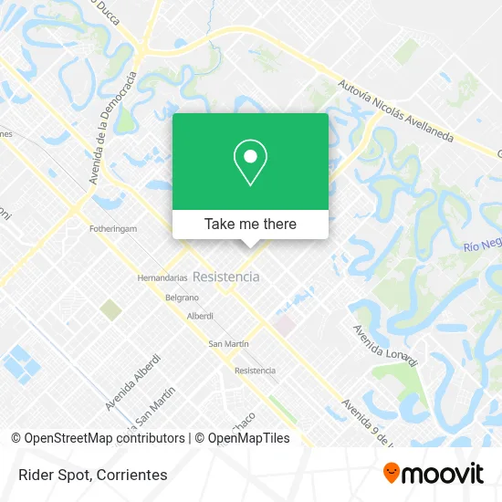 Rider Spot map