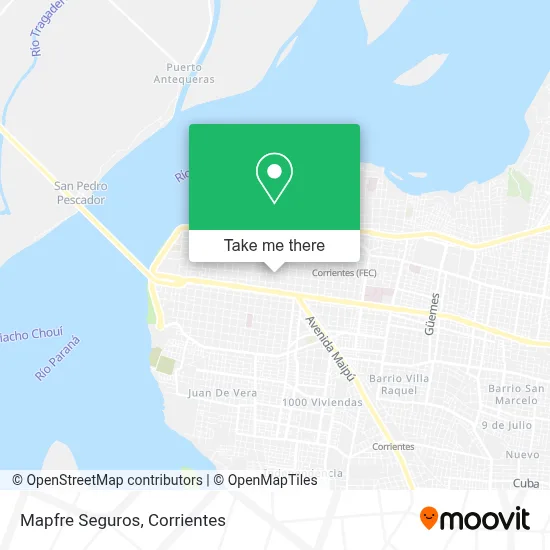 Mapfre Seguros map
