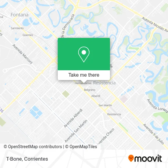 T-Bone map