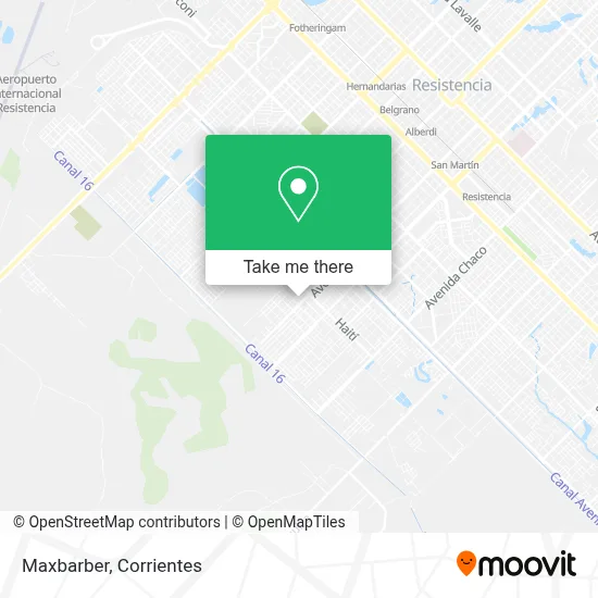 Maxbarber map