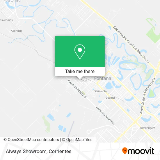 Always Showroom map