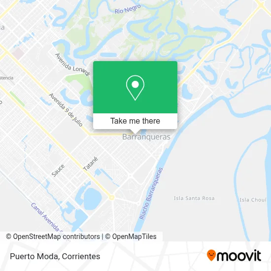 Puerto Moda map