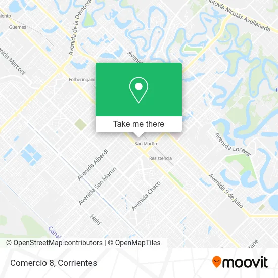 Comercio 8 map