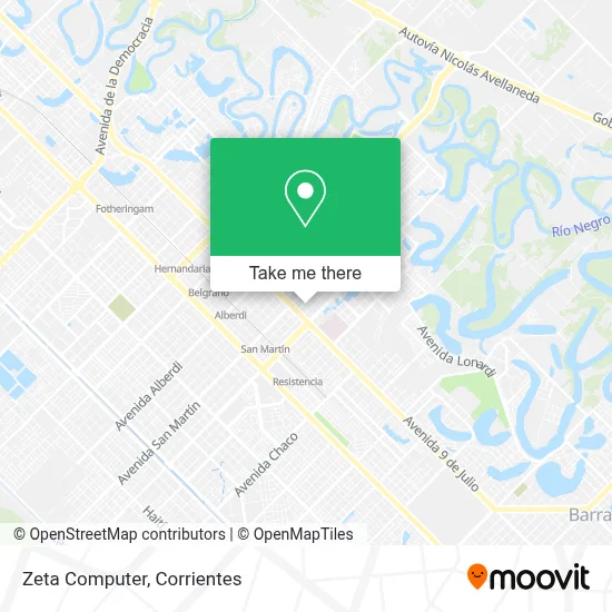Zeta Computer map