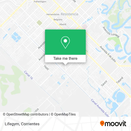 Lifegym map
