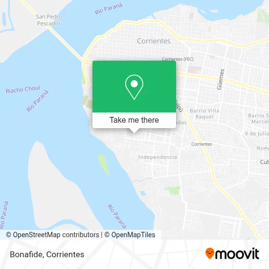 Bonafide map