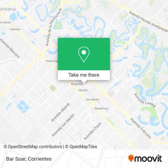 Bar Soar map