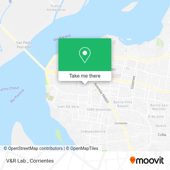 V&R Lab. map