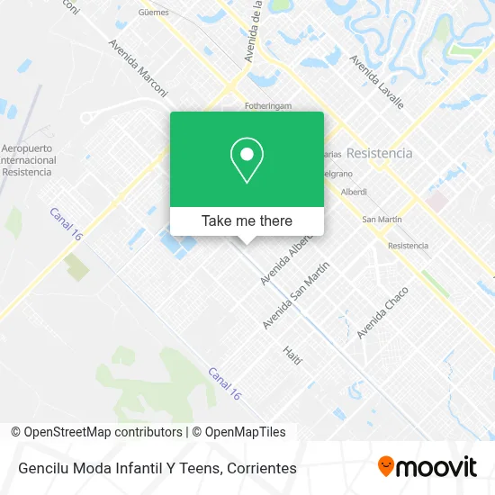 Gencilu Moda Infantil Y Teens map