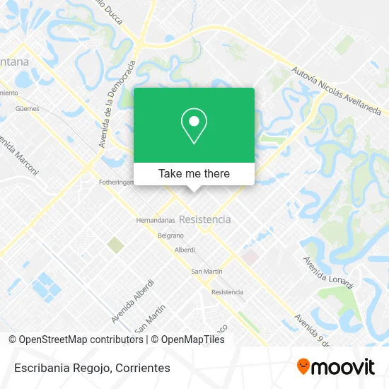 Escribania Regojo map