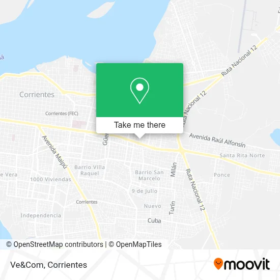 Ve&Com map