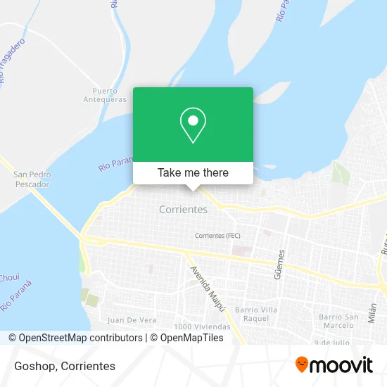 Goshop map