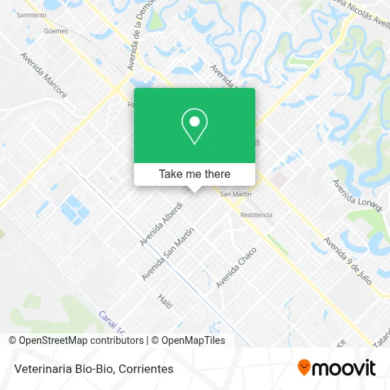 Veterinaria Bio-Bio map