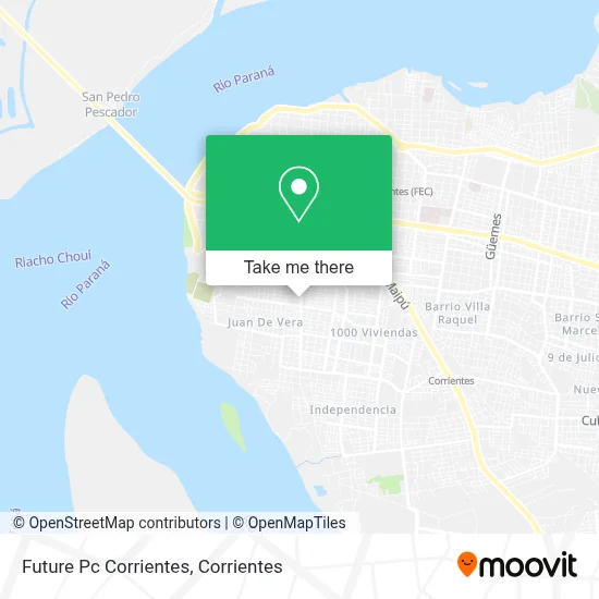Future Pc Corrientes map