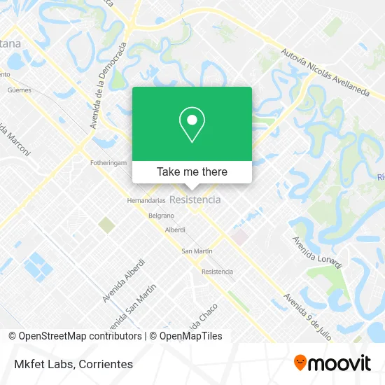 Mkfet Labs map