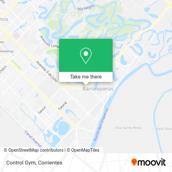 Control Gym map
