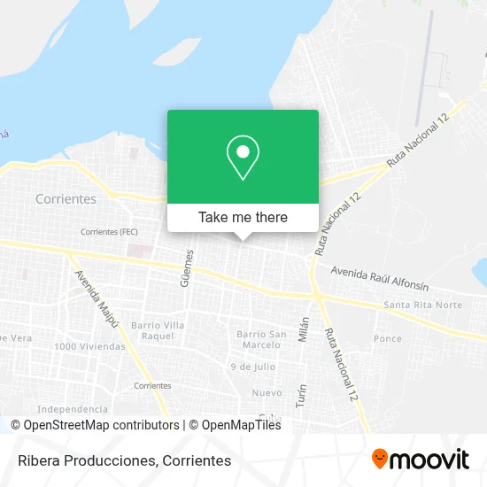 Ribera Producciones map