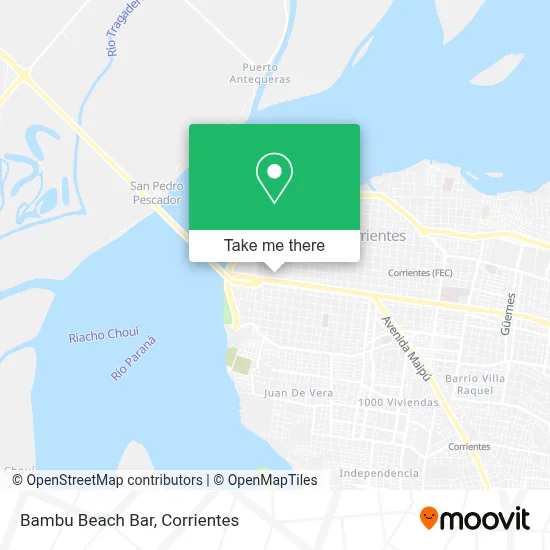Bambu Beach Bar map