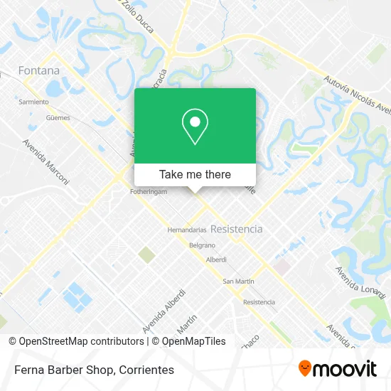Ferna Barber Shop map