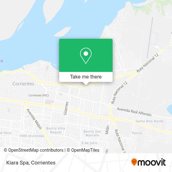 Kiara Spa map