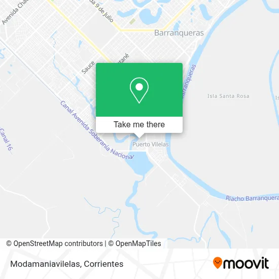 Modamaniavilelas map
