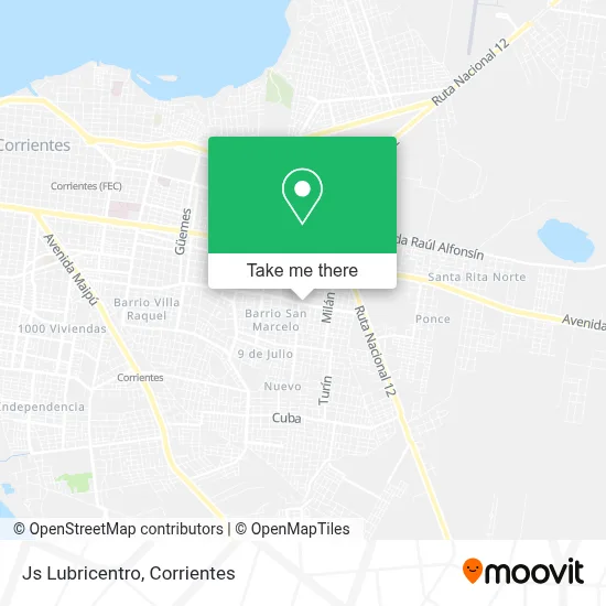 Js Lubricentro map