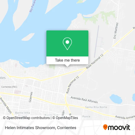 Helen Intimates Showroom map