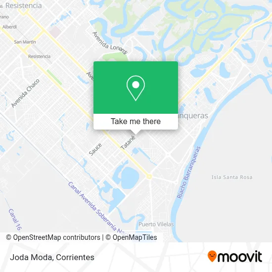 Joda Moda map