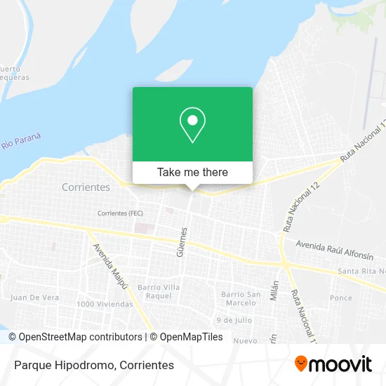 Parque Hipodromo map