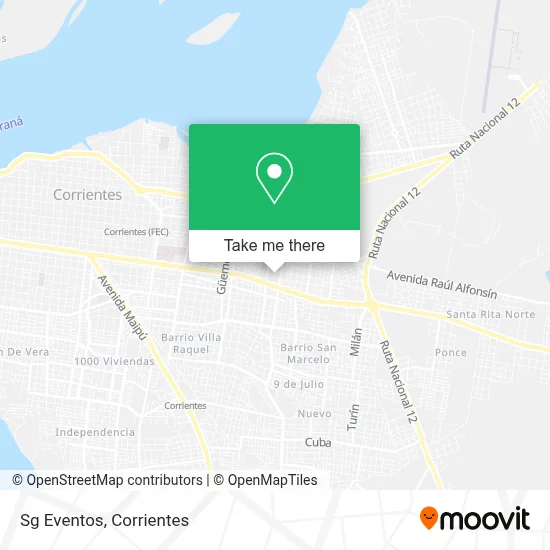 Sg Eventos map