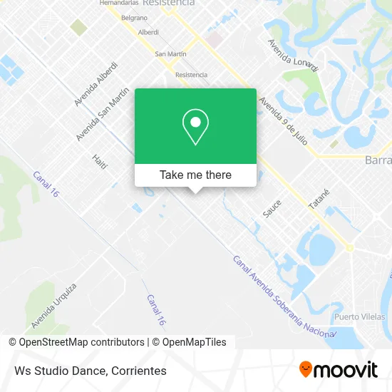 Ws Studio Dance map