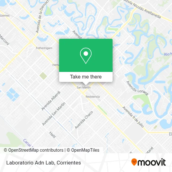 Laboratorio Adn Lab map