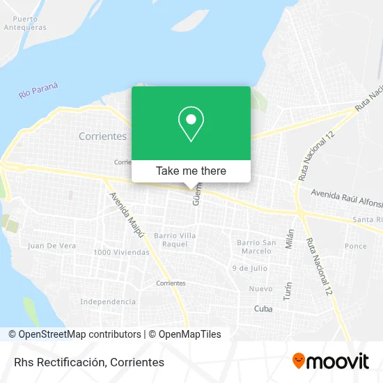 Rhs Rectificación map