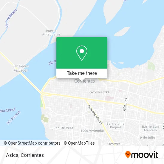 Asics map