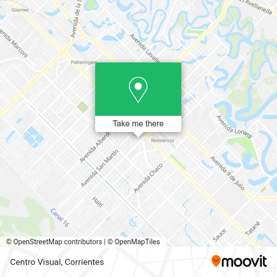 Centro Visual map