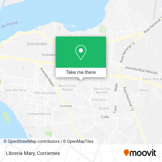 Librería Mary map