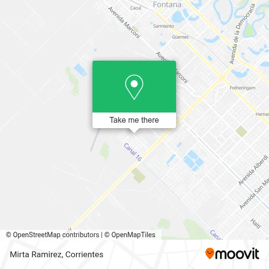 Mirta Ramirez map