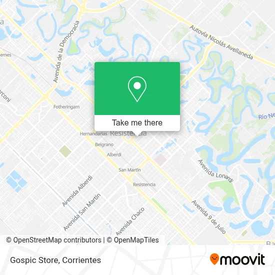 Gospic Store map