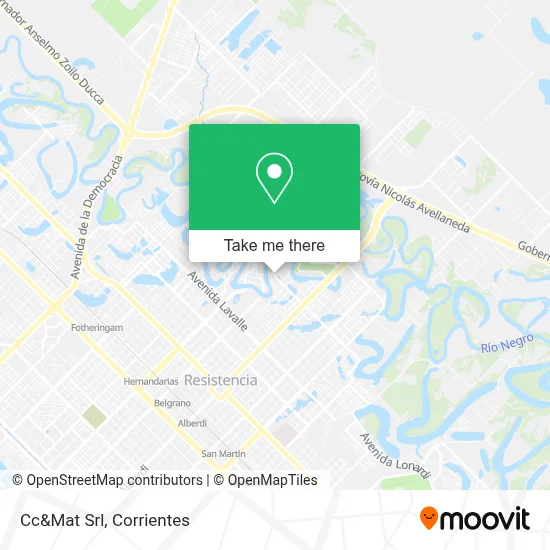 Cc&Mat Srl map