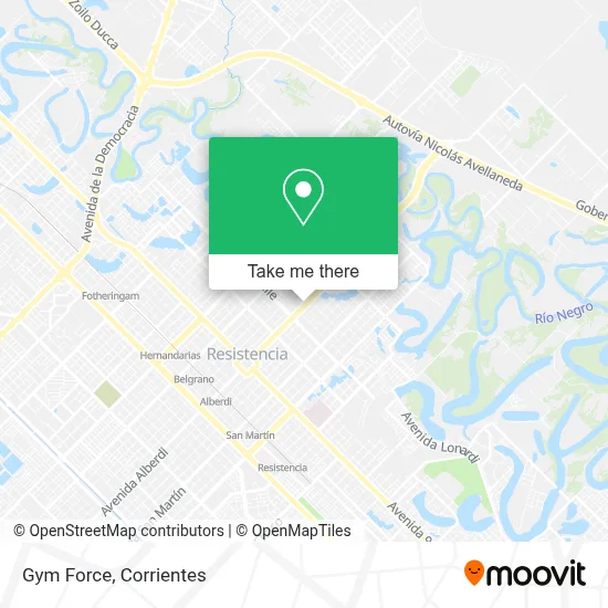 Gym Force map