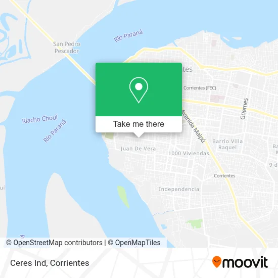 Ceres Ind map