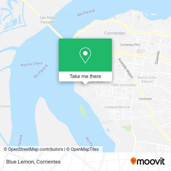 Blue Lemon map