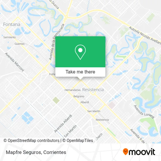 Mapfre Seguros map