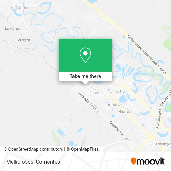 Melliglobos map