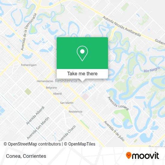 Conea map