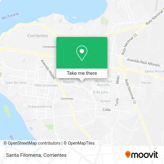 Santa Filomena map