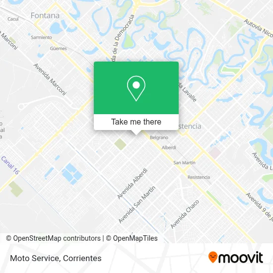 Moto Service map