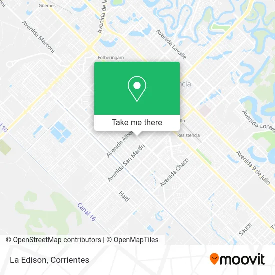 La Edison map