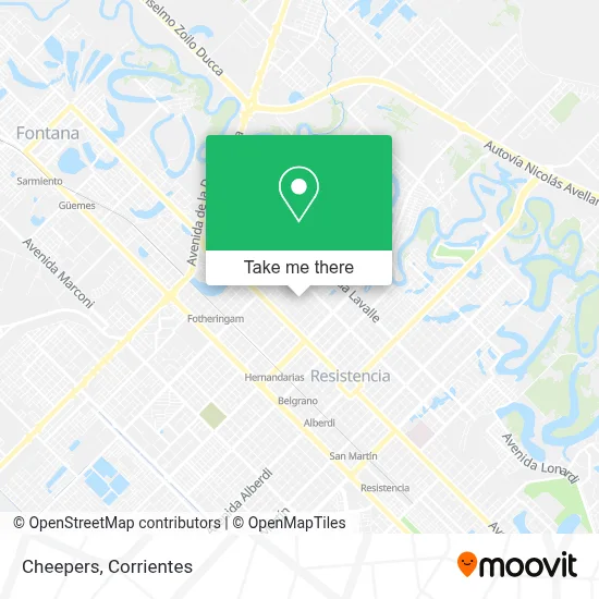 Cheepers map